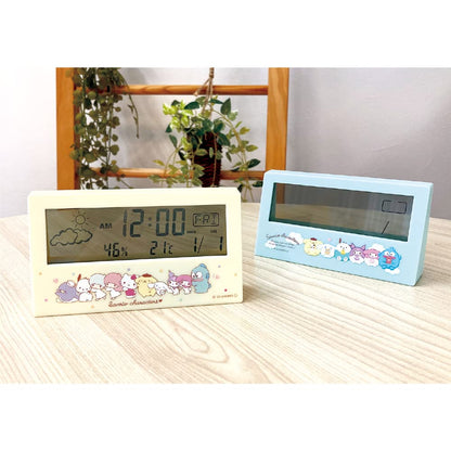 T'S Factory Sanrio Multi-Function Digital Clock Yellow- Japan Figure Store - #1 Bring To You The Best Japanese Goods