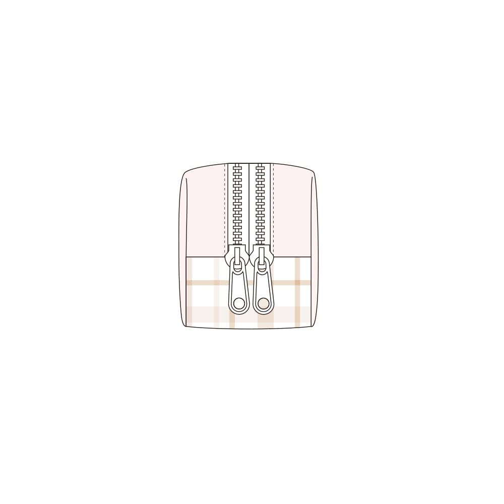 T'S Factory Sanrio W Zipper Slim Pen Pouch Sanrio Characters Sleeping- Japan Figure Store - #1 Bring To You The Best Japanese Goods