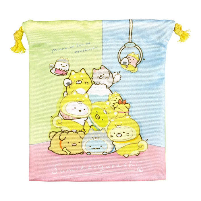 TS Factory Sumikko Gurashi 2P Drawstring Set Dog Play H20 X W17Cm Sg-5530226Ig- Japan Figure Store - #1 Bring To You The Best Japanese Goods