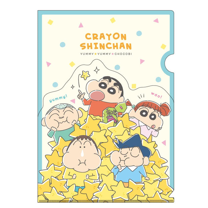 T's Factory Crayon Shin-Chan Die-Cut Pocket File KS-5543248- Japan Figure Store - #1 Bring To You The Best Japanese Goods