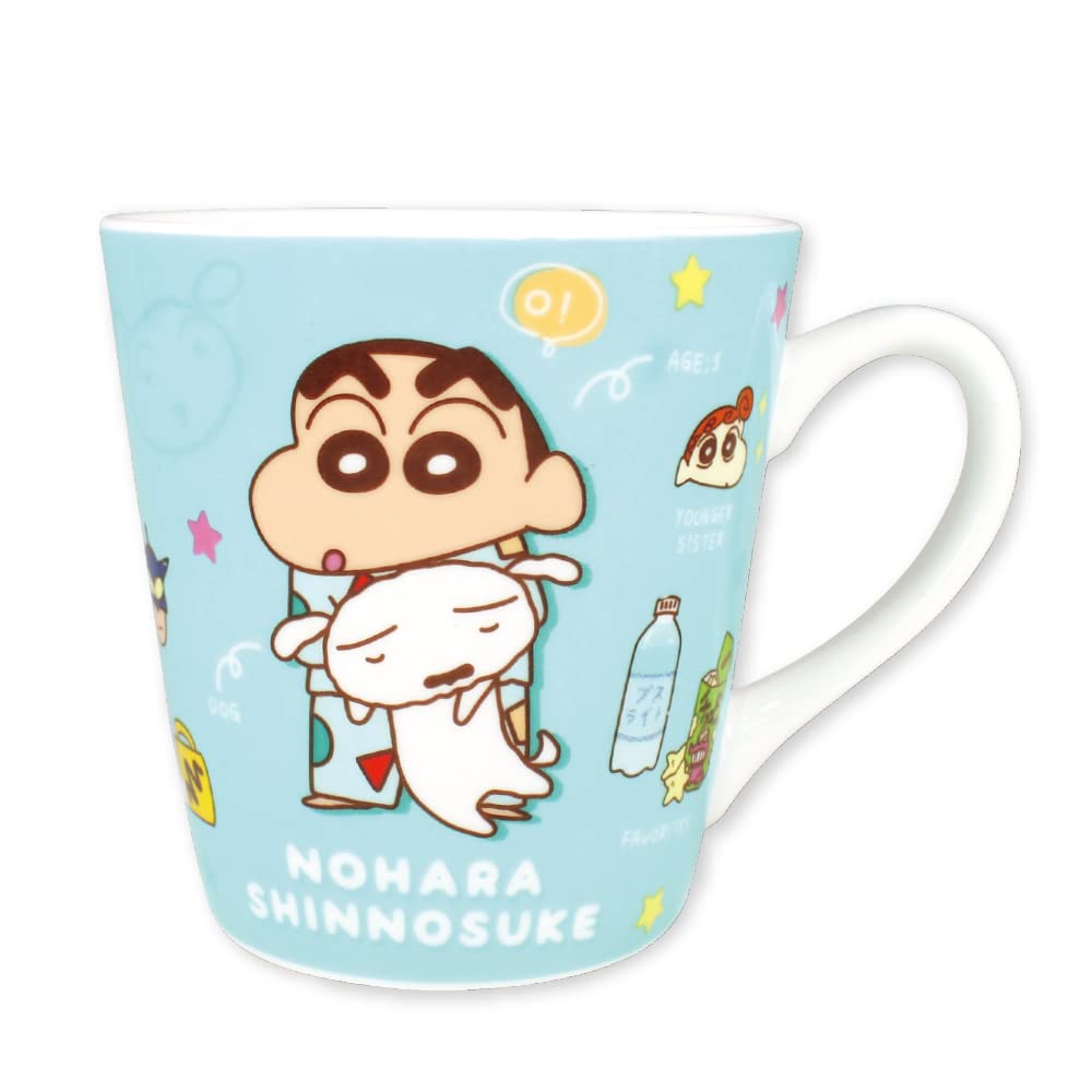 Tees Factory Crayon Shin-Chan Mug Pajamas KS-5524650PJ H90xΦ88mm- Japan Figure Store - #1 Bring To You The Best Japanese Goods