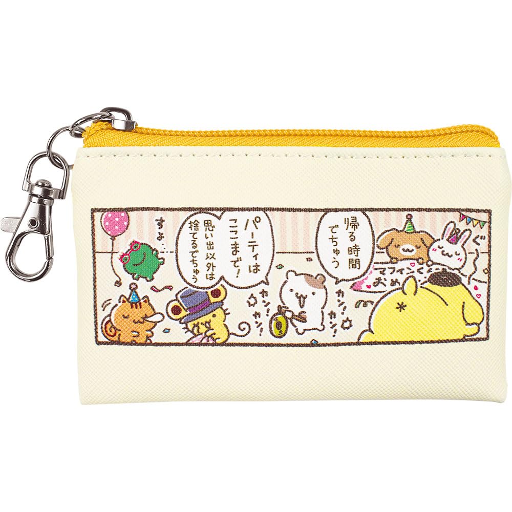 T's Factory Pom Pom Purin Mini Pouch SR-5544181TH H7.2xW12cm- Japan Figure Store - #1 Bring To You The Best Japanese Goods