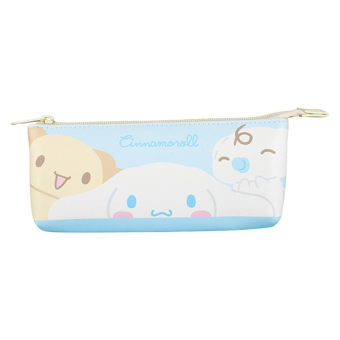 T&S Factory Sanrio Characters Double Sided Pouch W/ Sorted Pocket - Pastel Blue & Pink - Japan Sr-5544076Bp- Japan Figure Store - #1 Bring To You The Best Japanese Goods