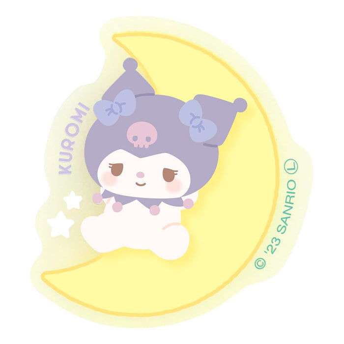 T's Factory Sanrio Kuromi Sticker H4.5xW5xD0.3cm SR-5541850Ku- Japan Figure Store - #1 Bring To You The Best Japanese Goods