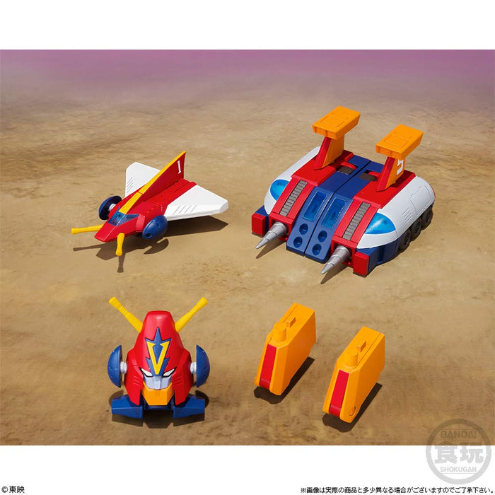 BANDAI CANDY Super Mini-Pla Chodenji Robo Combattler V 1 Box 4 Pcs Complete Set- Japan Figure Store - #1 Bring To You The Best Japanese Goods