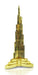 Tenyo Metallic Nano Puzzle Gold Series Burj Khalifa Model Kit - Japan Figure