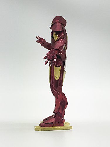 Tenyo Metallic Nano Puzzle Multi Color Marvel Iron Man Mark Iv Model Kit- Japan Figure Store - #1 Bring To You The Best Japanese Goods