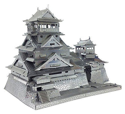 Tenyo Metallic Nano Puzzle Premium Series Kumamoto Castle Model Kit- Japan Figure Store - #1 Bring To You The Best Japanese Goods