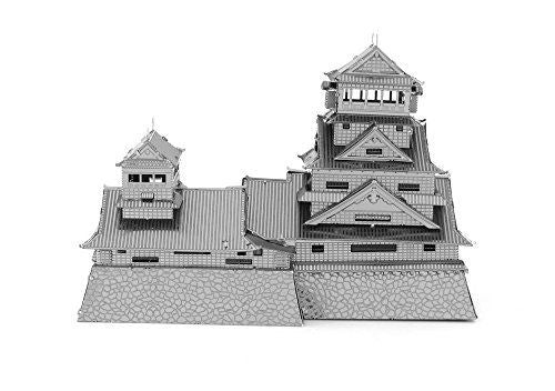 Tenyo Metallic Nano Puzzle Premium Series Kumamoto Castle Model Kit- Japan Figure Store - #1 Bring To You The Best Japanese Goods