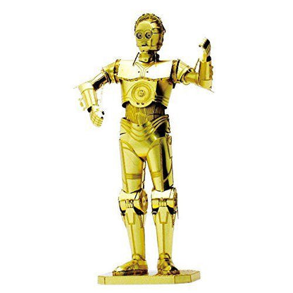 Tenyo Metallic Nano Puzzle Star Wars The Force Awakens C-3po Model Kit - Japan Figure