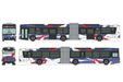 Tomytec Bus Collection Kawasaki Tsurumi Rinko Articulated Bus Diorama Supplies- Japan Figure Store - #1 Bring To You The Best Japanese Goods