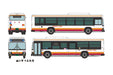 The Bus Collection Bus Collection Meihan Kintetsu Bus 2 Set Diorama Supplies 321651- Japan Figure Store - #1 Bring To You The Best Japanese Goods