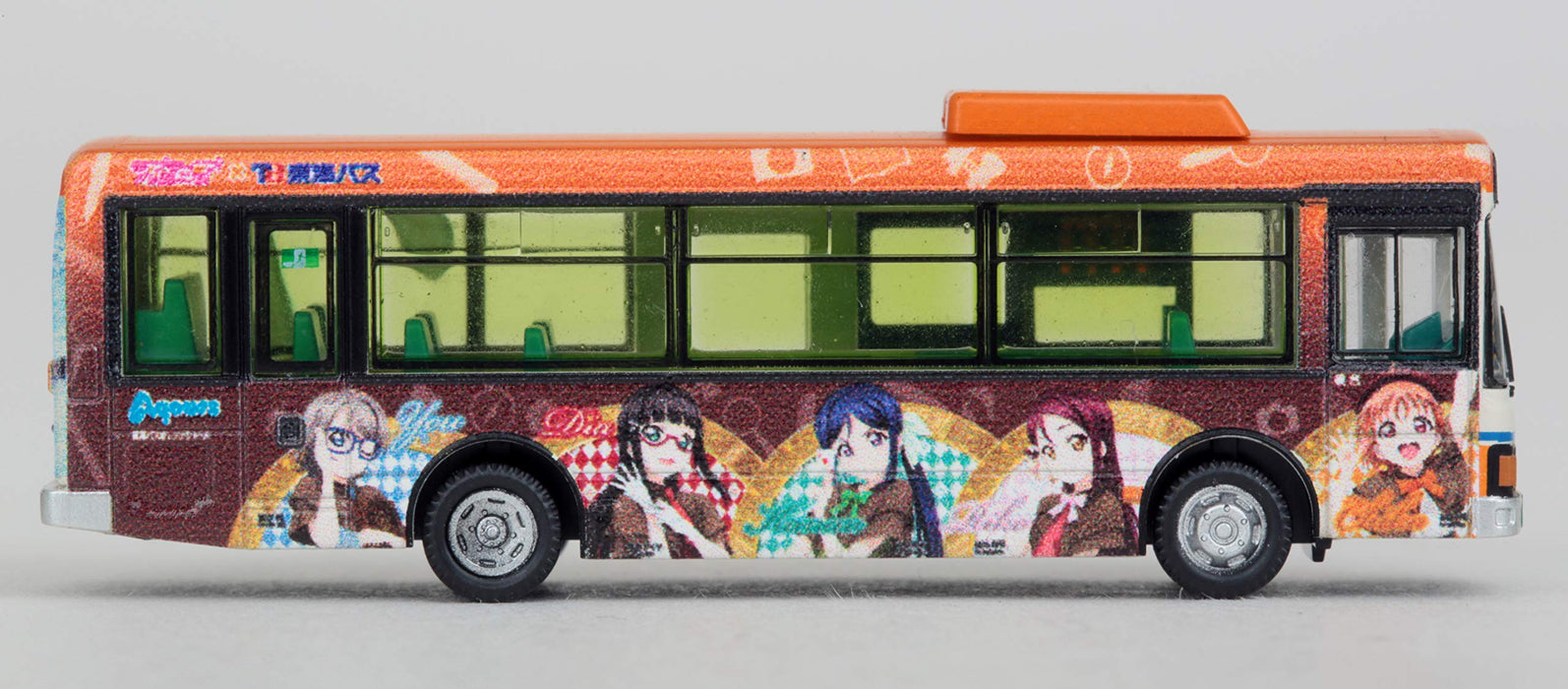Tomytec Love Live Sunshine Orange Shuttle Bus - Limited Edition Diorama Car 3- Japan Figure Store - #1 Bring To You The Best Japanese Goods