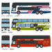 Mitsubishi Fuso Aero King Collection Ii Dp-Box 6 Pieces By The Bus Collection (Japan)- Japan Figure Store - #1 Bring To You The Best Japanese Goods