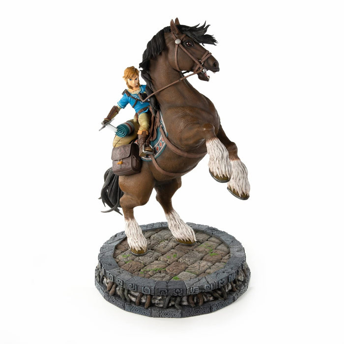 The Legend Of Zelda Breath Of The Wild Link On Horse Statue Brown Large 653277- Japan Figure Store - #1 Bring To You The Best Japanese Goods