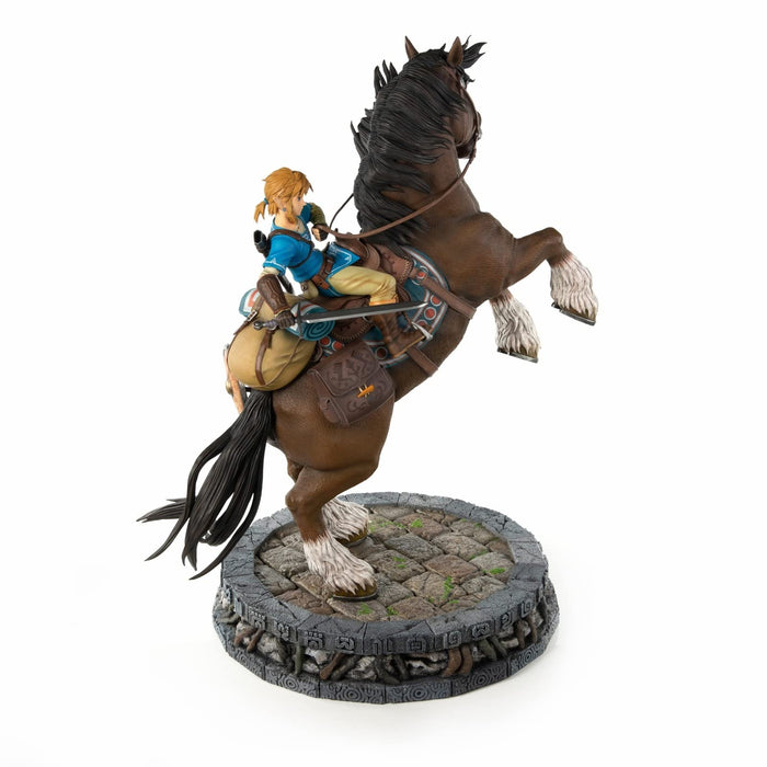 The Legend Of Zelda Breath Of The Wild Link On Horse Statue Brown Large 653277- Japan Figure Store - #1 Bring To You The Best Japanese Goods