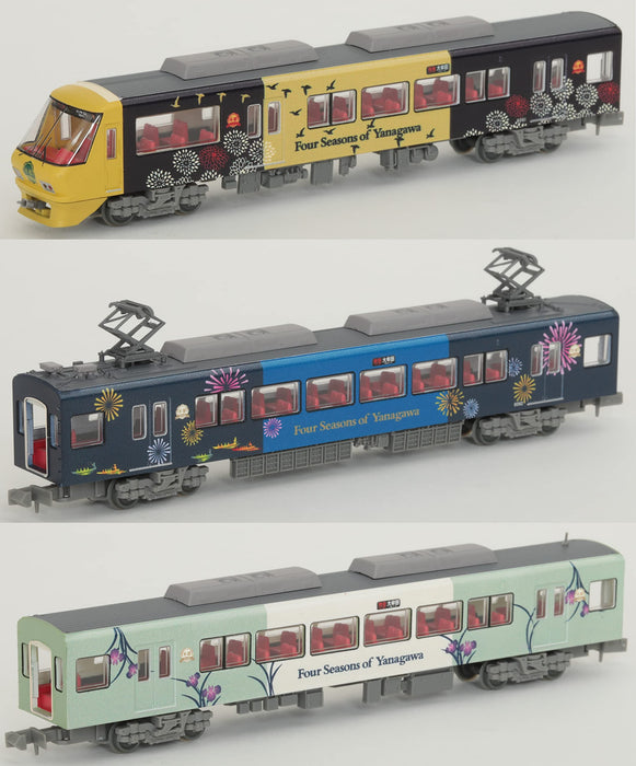 Tomytec Japan Railway Collection Type 8000 Yanagawa Sightseeing Train Suito 6 Car Set 319108- Japan Figure Store - #1 Bring To You The Best Japanese Goods