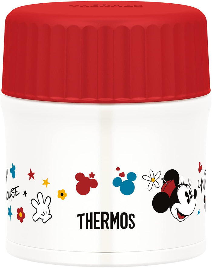 Thermos Japan Vacuum Insulated Soup Jar 300Ml Disney Black Red Jbu-301Ds Bkr- Japan Figure Store - #1 Bring To You The Best Japanese Goods