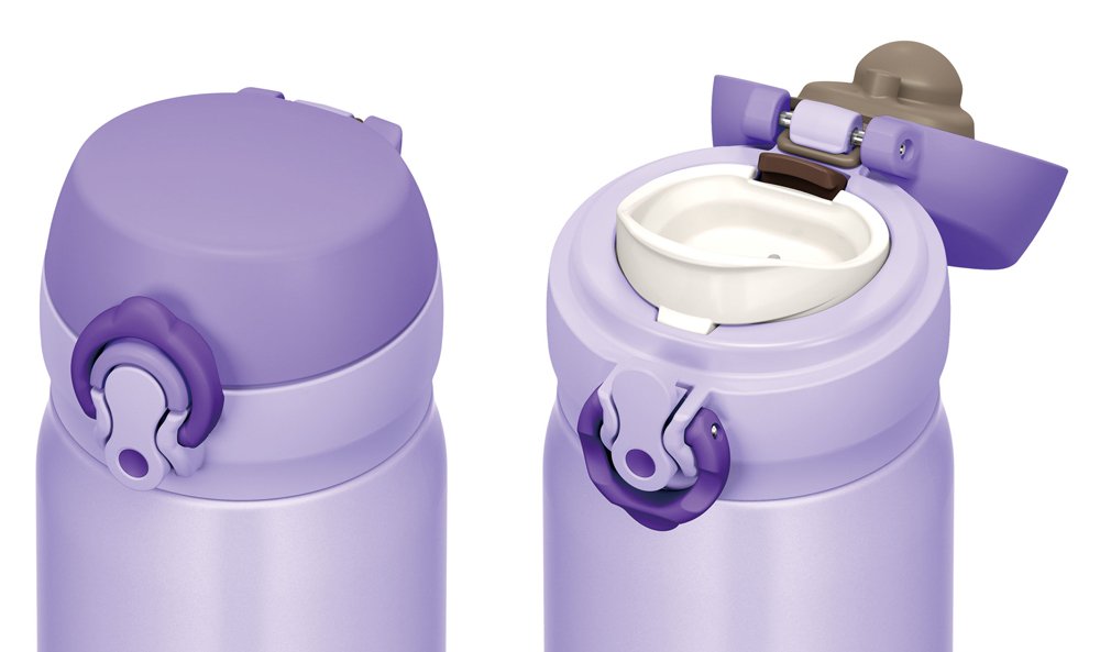 Thermos Jnl-353 Ppl Vacuum Insulated Mobile Mug Pastel Purple 350ml Japanese Thermos Bottles- Japan Figure Store - #1 Bring To You The Best Japanese Goods