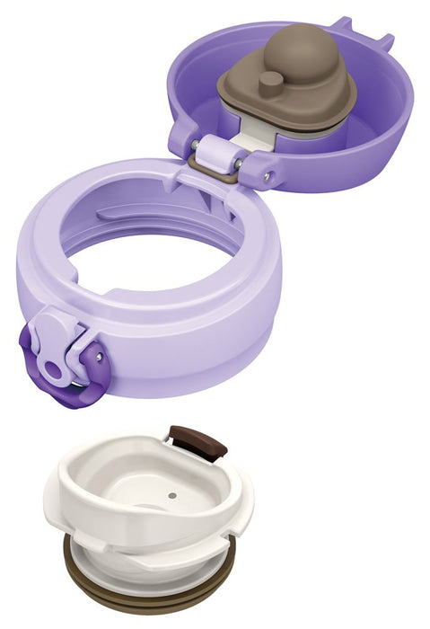 Thermos Jnl-353 Ppl Vacuum Insulated Mobile Mug Pastel Purple 350ml Japanese Thermos Bottles- Japan Figure Store - #1 Bring To You The Best Japanese Goods