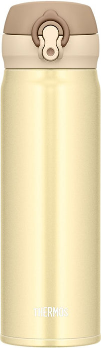 Thermos Jnl-503 Crg Vacuum Insulated Mobile Mug Creamy Gold 500ml - Japanese Insulated Mugs- Japan Figure Store - #1 Bring To You The Best Japanese Goods