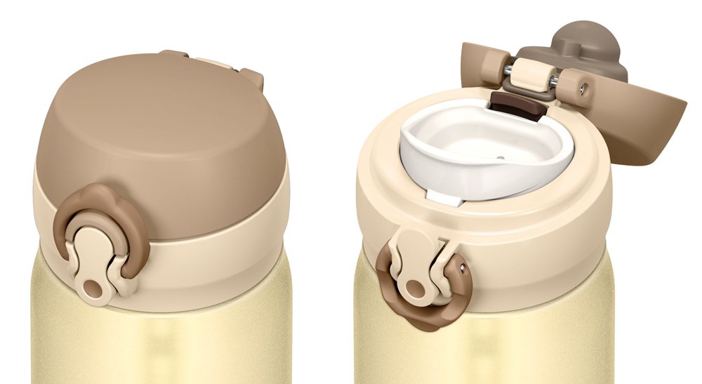 Thermos Jnl-503 Crg Vacuum Insulated Mobile Mug Creamy Gold 500ml - Japanese Insulated Mugs- Japan Figure Store - #1 Bring To You The Best Japanese Goods