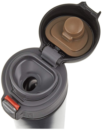 Tiger Mmj-A482-Kj Thermos Black Stainless Mini Bottle 480ml - Japanese Insulated Water Bottles- Japan Figure Store - #1 Bring To You The Best Japanese Goods