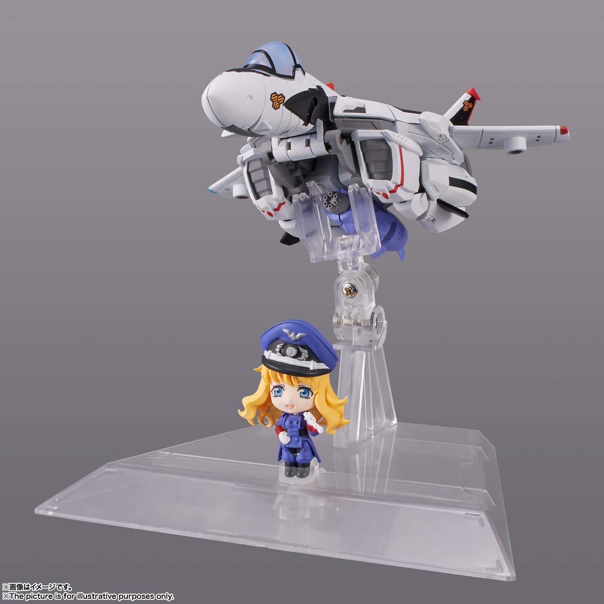 Bandai Spirits Tiny Session: Macross Frontier Sheryl & Vf-25F Messiah Valkyrie Figure From Japan- Japan Figure Store - #1 Bring To You The Best Japanese Goods