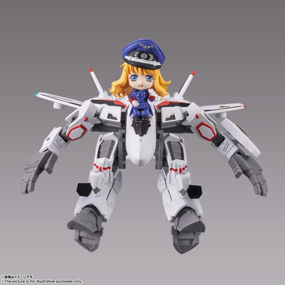 Bandai Spirits Tiny Session: Macross Frontier Sheryl & Vf-25F Messiah Valkyrie Figure From Japan- Japan Figure Store - #1 Bring To You The Best Japanese Goods