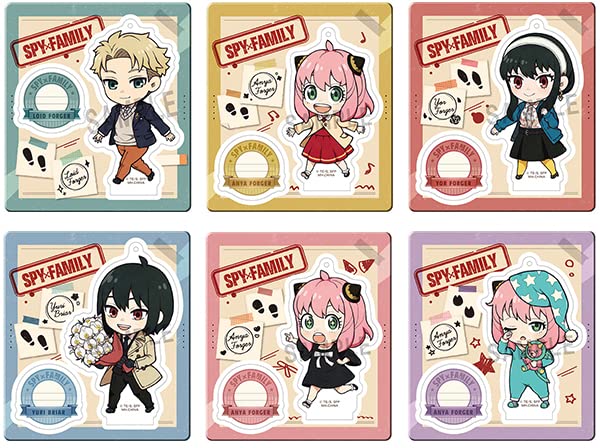 Tokotoko Acrylic Stand Spy X Family 6 Pieces Box- Japan Figure Store - #1 Bring To You The Best Japanese Goods