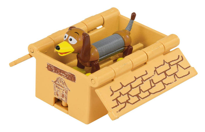 Takara Tomy Dream Tomica Ts-08 Toy Story Slinky Dog & Cardboard Toy Box 875000 Toy Story Model- Japan Figure Store - #1 Bring To You The Best Japanese Goods