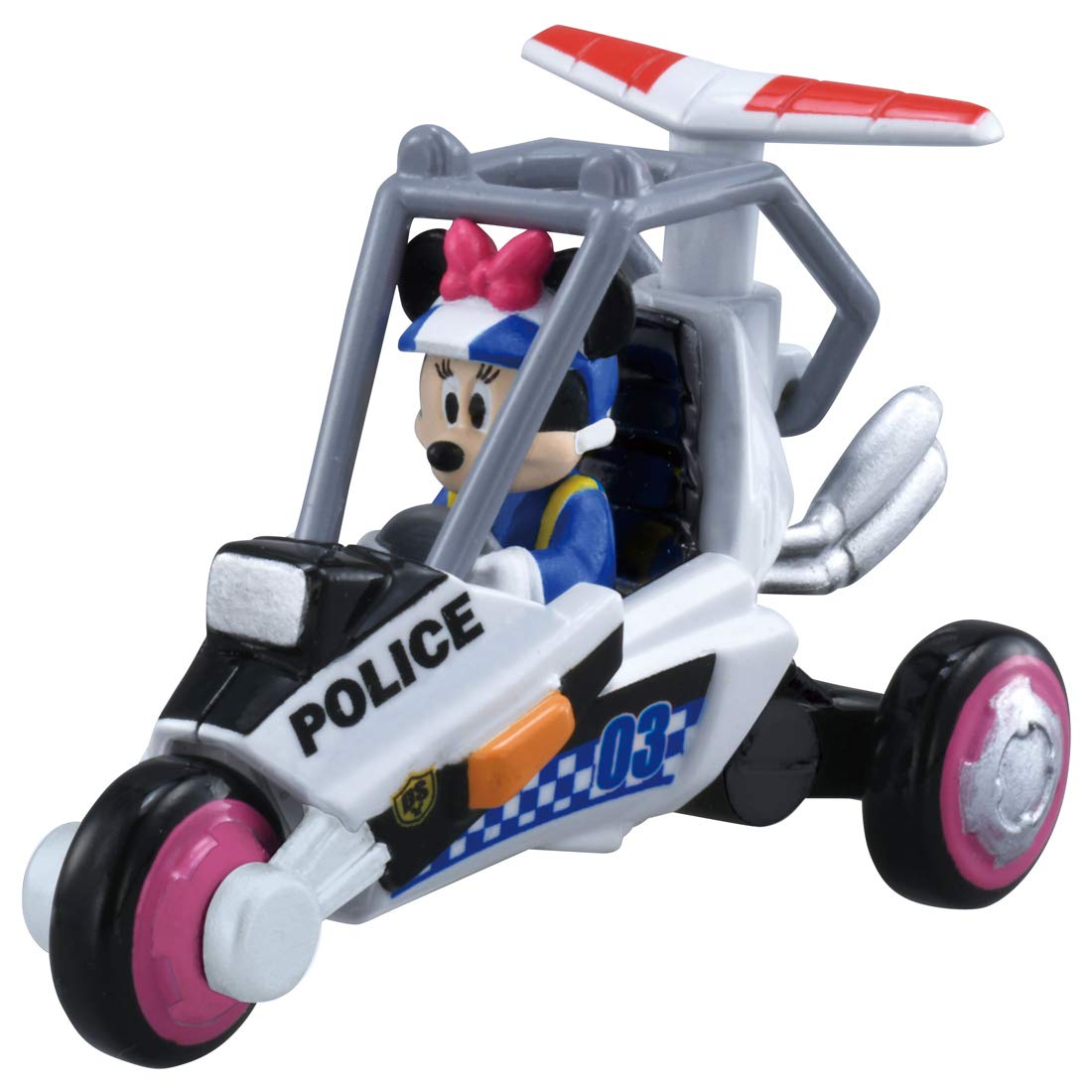 Takara Tomy Ds-03 Tomica Drive Saver Disney Acrobat Police Minnie Mouse Disney Car Models- Japan Figure Store - #1 Bring To You The Best Japanese Goods