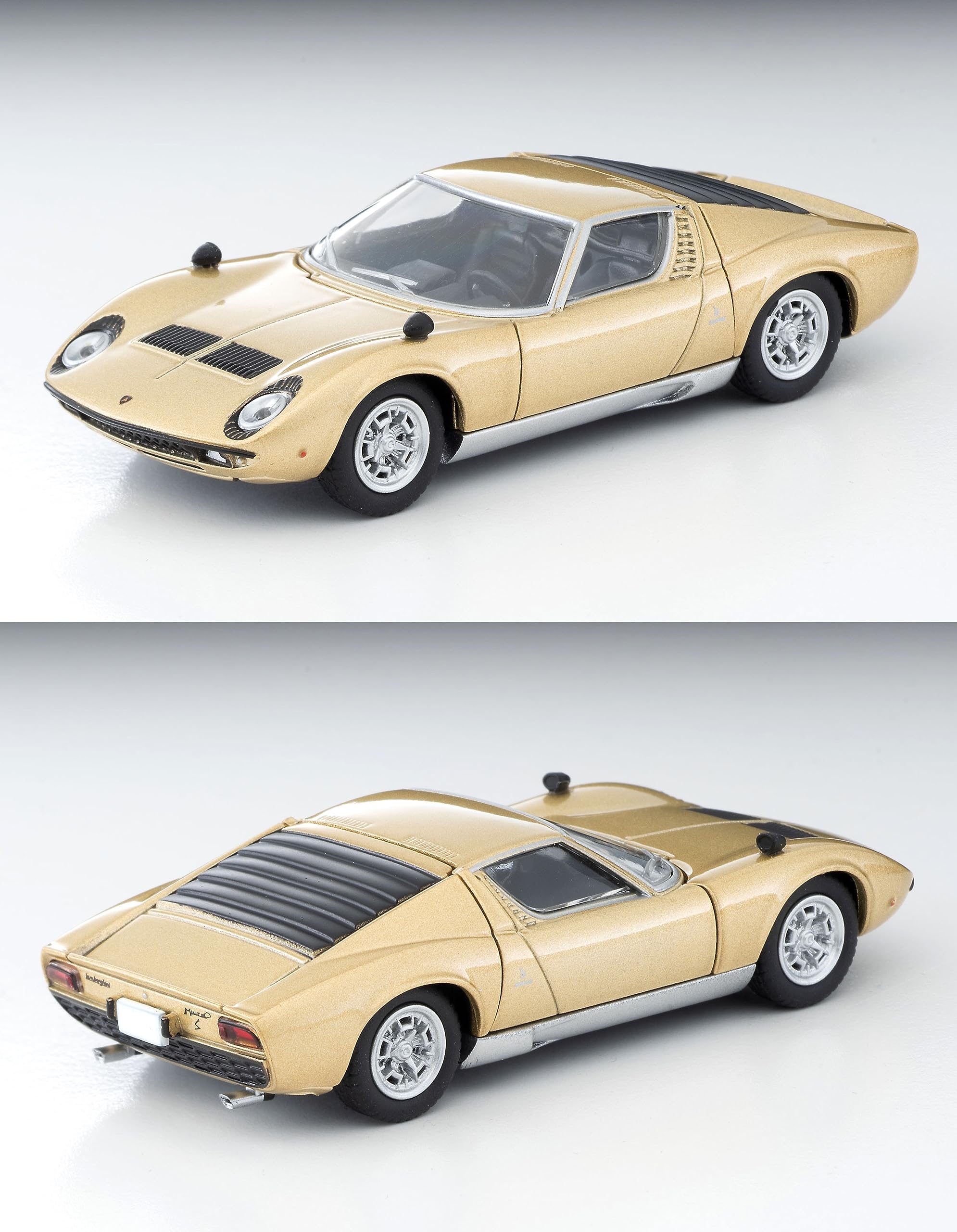 Tomytec Tomica Limited Vintage Gold Lamborghini Miura S 1/64 Finished Product- Japan Figure Store - #1 Bring To You The Best Japanese Goods