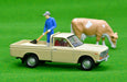 Tomytec Tomica Limited Vintage Datsun 1300 Truck Light Brown 1/64 Scale with Figure- Japan Figure Store - #1 Bring To You The Best Japanese Goods