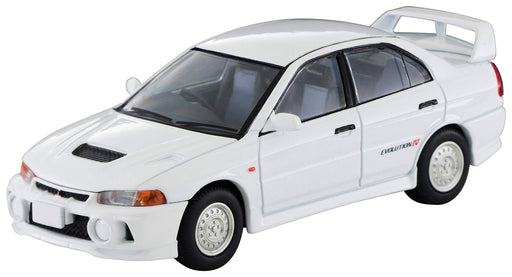 Tomytec Tomica Vintage Neo Mitsubishi Lancer RS Evo IV White 1/64 Scale Model 1996- Japan Figure Store - #1 Bring To You The Best Japanese Goods