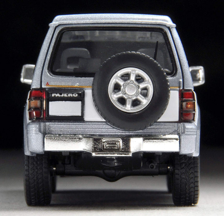 Tomytec Tomica Limited Vintage Neo 1/64 Scale Mitsubishi Pajero Mid Roof Wide Super Exceed Z in Silver/White- Japan Figure Store - #1 Bring To You The Best Japanese Goods