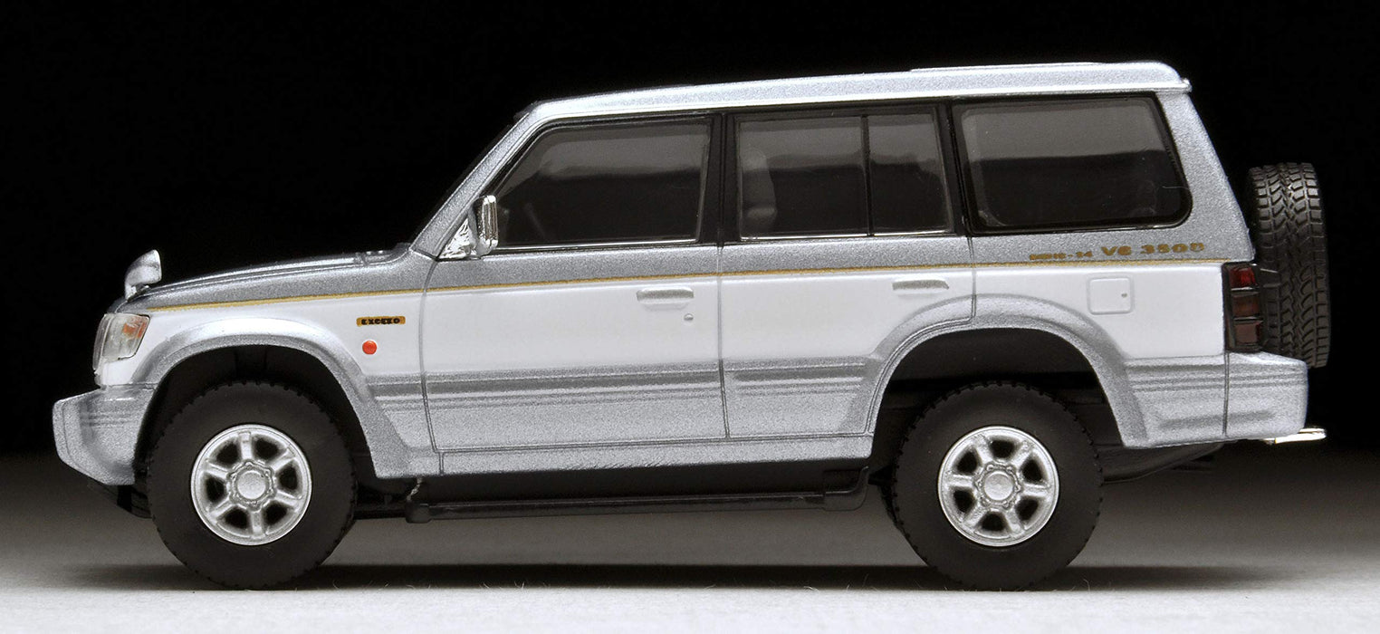 Tomytec Tomica Limited Vintage Neo 1/64 Scale Mitsubishi Pajero Mid Roof Wide Super Exceed Z in Silver/White- Japan Figure Store - #1 Bring To You The Best Japanese Goods