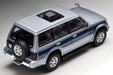 Tomytec Neo 1/64 Mitsubishi Pajero Mid Roof Wide Super Exceed Silver/Blue- Japan Figure Store - #1 Bring To You The Best Japanese Goods