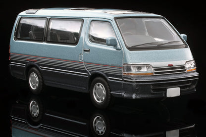 Tomytec Tomica Limited Vintage Neo 1/64 Toyota Hiace Wagon Super Custom Light Blue Navy 316916 Japan- Japan Figure Store - #1 Bring To You The Best Japanese Goods