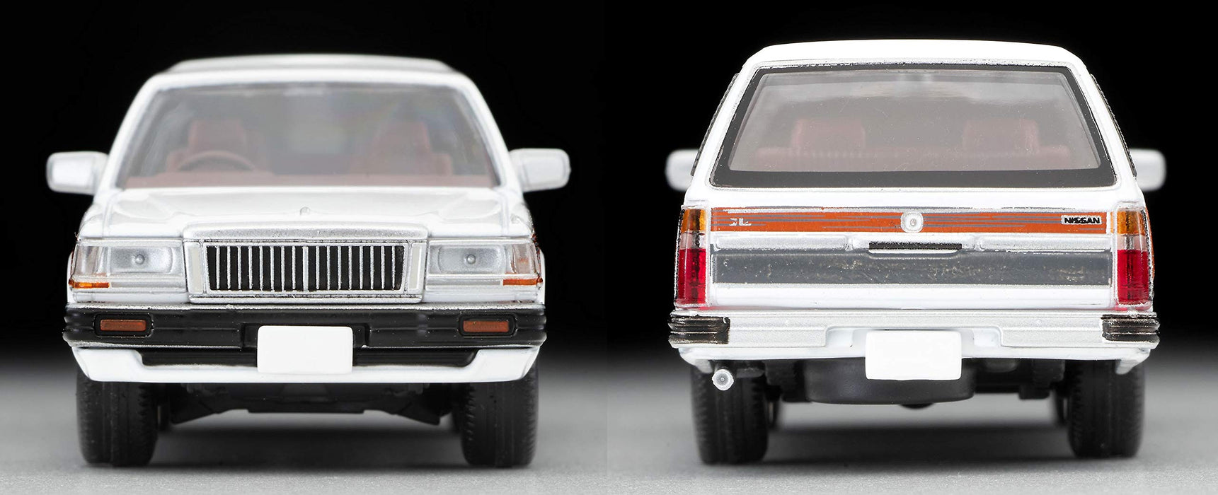 Tomytec Tomica Vintage Neo Nissan Cedric V20E Wagon 1/64 Lv-N209C Custom White & Wood Grain Finish- Japan Figure Store - #1 Bring To You The Best Japanese Goods