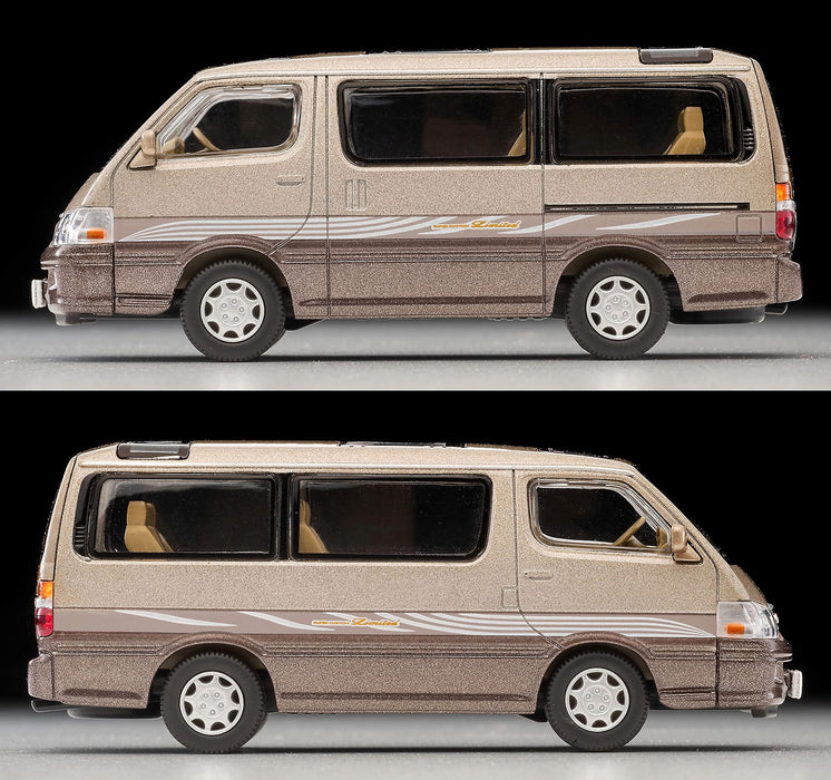 Tomytec Japan Tomica Limited Vintage Neo 1/64 Toyota Hiace Wagon Beige/Brown 316923- Japan Figure Store - #1 Bring To You The Best Japanese Goods