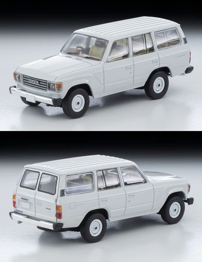 Tomytec Tomica Vintage Neo 1/64 Toyota Land Cruiser 60G White Finished Product- Japan Figure Store - #1 Bring To You The Best Japanese Goods