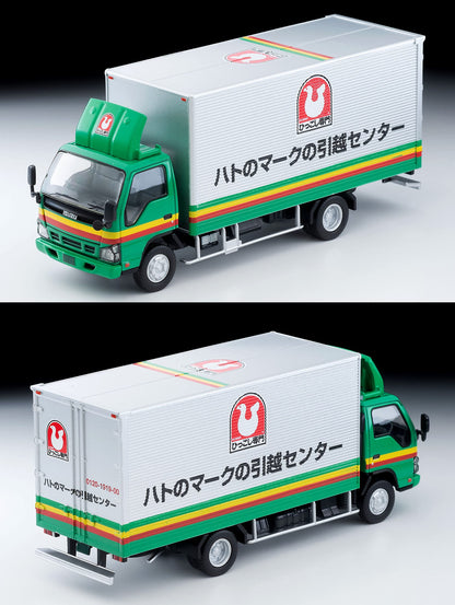 Tomica Limited Vintage Neo Lv-N285A Isuzu Elf Panel Van Pigeon Mark Moving Center- Japan Figure Store - #1 Bring To You The Best Japanese Goods