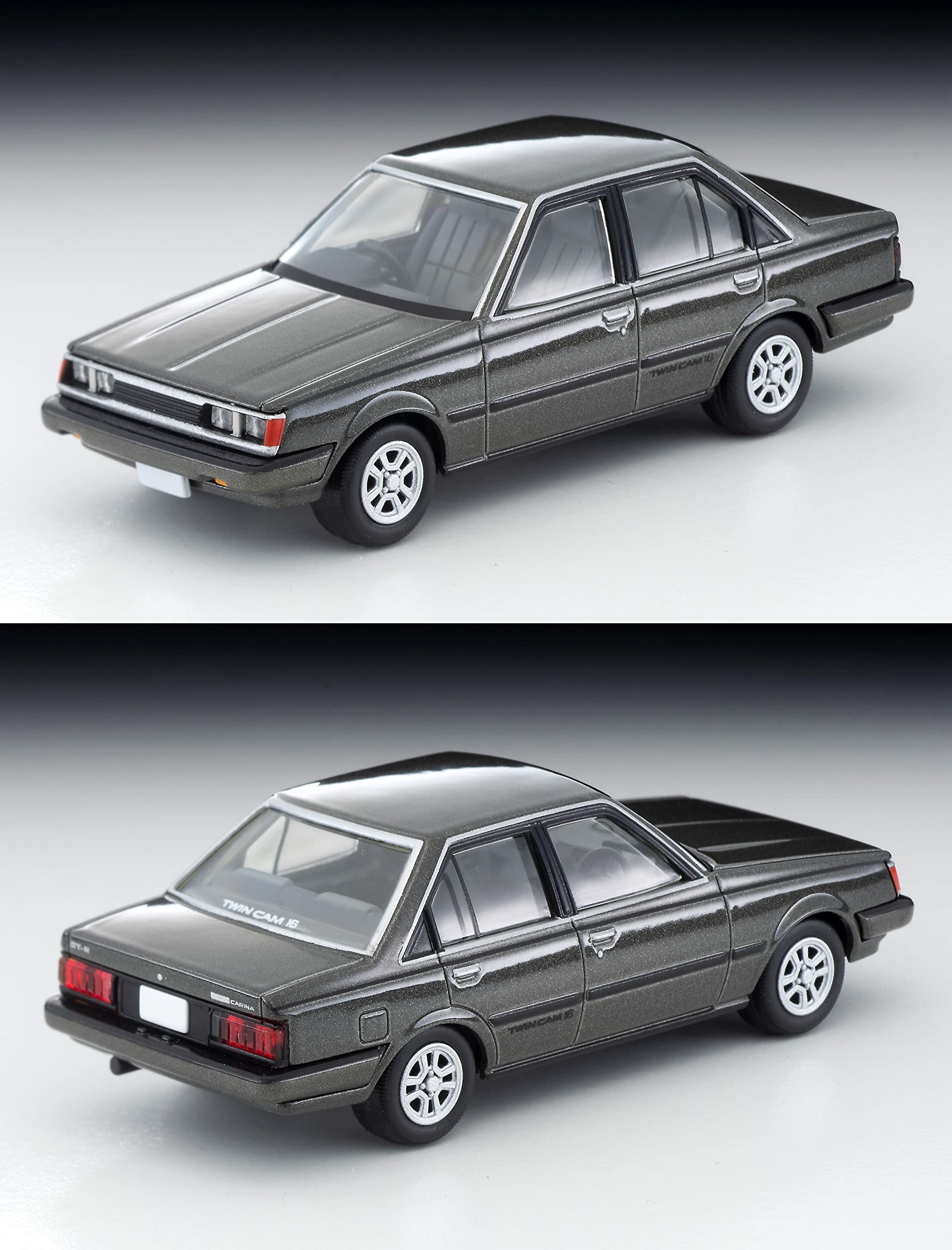 Tomytec Toyota Carina 1600GT-R 1984 Gray Tomica Limited Vintage Neo 1/64 Scale Model- Japan Figure Store - #1 Bring To You The Best Japanese Goods