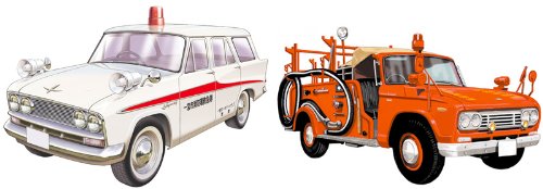 Tomytec Tomica Limited Vintage Nostalgic Emergency Vehicle 2 Models Set- Japan Figure Store - #1 Bring To You The Best Japanese Goods