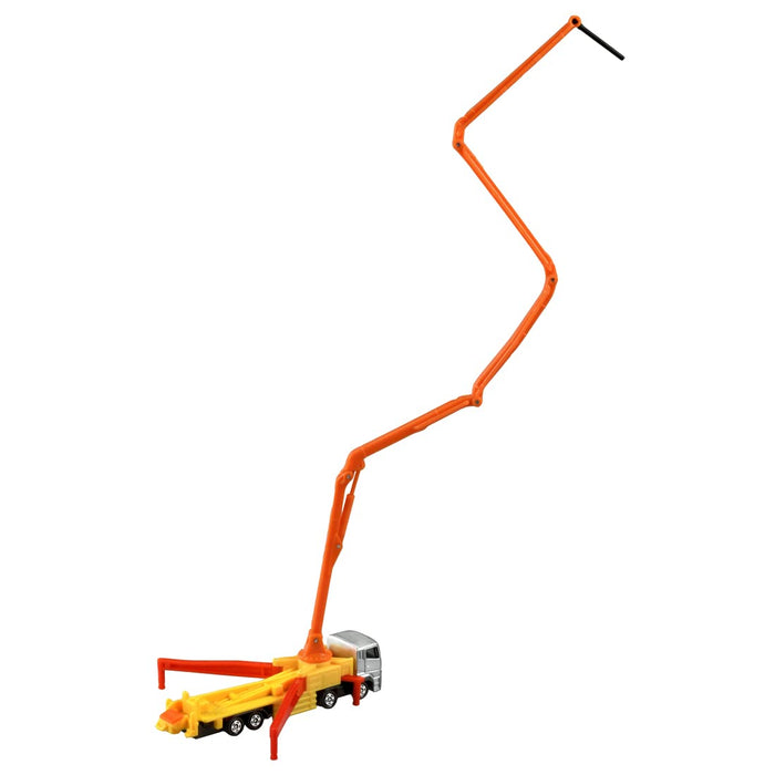 Takara Tomy Tomica Long Type Mitsubishi Fuso Super Great Concrete Pump Truck Plastic Trucks- Japan Figure Store - #1 Bring To You The Best Japanese Goods