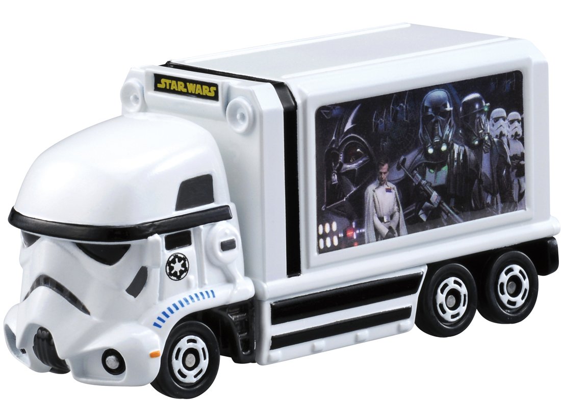 Takara Tomy Tomica Disney Star Wars Star Cars Storm Trooper Ad Truck Star Wars Toys- Japan Figure Store - #1 Bring To You The Best Japanese Goods