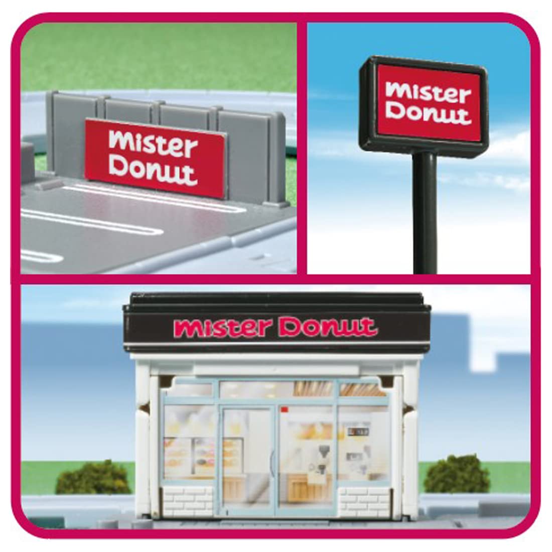 Takara Tomy Tomica Town Mister Donut Mini Car Toy 3+ St Mark Cert.- Japan Figure Store - #1 Bring To You The Best Japanese Goods