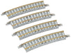 Tomytec Tomix N Gauge Curved PC Rail C280-15-PC F Set of 4 Railway Model Supplies- Japan Figure Store - #1 Bring To You The Best Japanese Goods