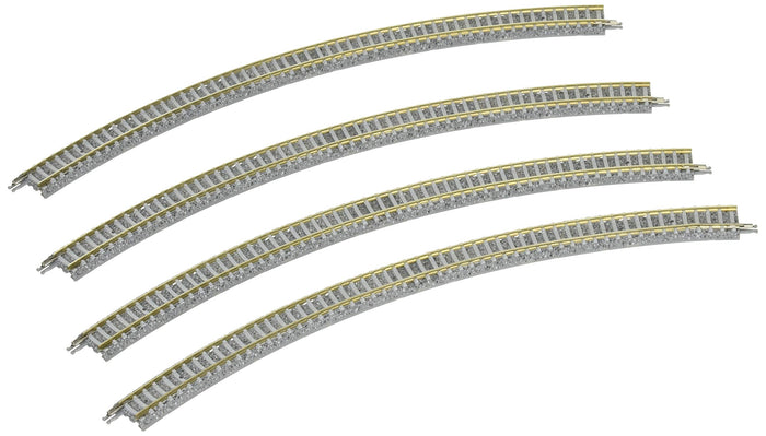 Tomytec Tomix N Gauge Curved Rail C354-45-Pc F Set of 4 - 1196 Railway Model Kit- Japan Figure Store - #1 Bring To You The Best Japanese Goods